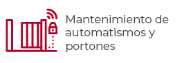 Mantenimiento de portones y automatismos