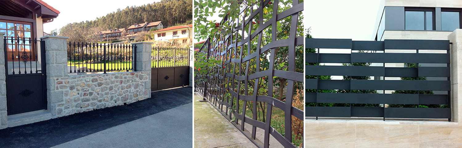 Fabricación, instalación y montaje de cierres, portones y puertas de acceso